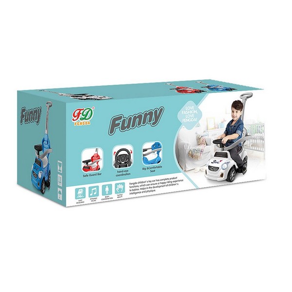 Продукт Кола за возене Ride-On с Родителски Контрол Smile - 0 - BG Hlapeta